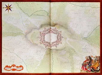 Map of Phalsbourg, from the Atlas de Louis XIV