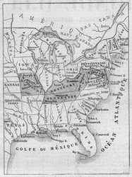 Map of Slavery in the United States
