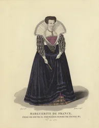 Margaret of France, daughter of King Henry II of France and first wife of King Henry IV of France