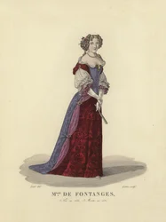 Marie Angelique de Scorailles, Duchess of Fontanges, mistress of King Louis XIV of France