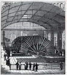 Marly hydraulic machine, built by engineer Xavier Dufrayer