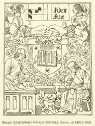 Typographic Mark of Guyot-Marchant, Bookseller, from 1483 to 1502