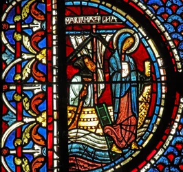 Mary Magdalene Window: Mary Lands in Provence