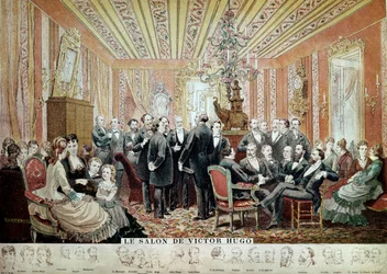 Meeting in the Salon Litteraire de la Maison Hugo, Paris