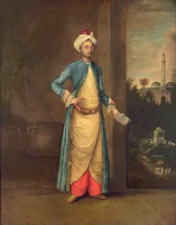 Middle Eastern Court Official in an Interior