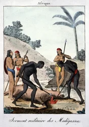 Military oath of Malagasy soldiers
