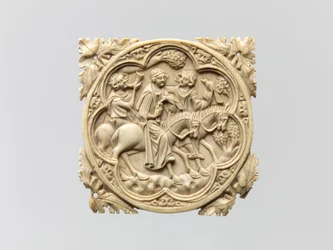 Mirror Case with a Falconing Party (1330-60)