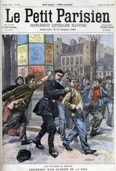 Miscellaneous fact: Assassination of a peacekeeper in Paris, Rue Vergniaud, in 1900 - in “Le Petit Parisien”