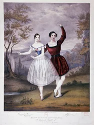 Miss Guerra and M. Guerra in The Lake of Fees, Ballet at the Opera