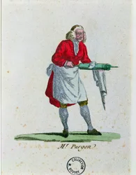 Monsieur Purgon, from Le Malade Imaginaire by Moliere