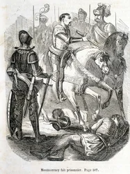 Montmorency made prisoner at Pavie (1525) - in Histoire de France by L.-P. Anquetil