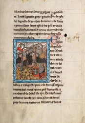Commentary on the Apocalypse of St John, late 13th century (Ms65 f30r)