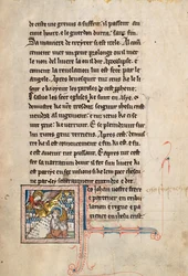 Commentary on the Apocalypse of St John, late 13th century (Ms65 f3r)