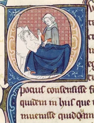 Examining a Patient, from Oeuvres de Galien by Claudius Galenus