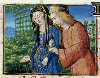 May: Courting Couple, from a Book of Hours