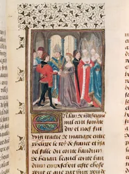 The Marriage of Philippe Auguste King of France and Isabelle of Hainault
