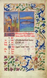 Calendar for the Month of February, from the Heures de Notre Dame