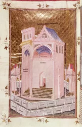 The Temple of Jerusalem, from Postilles sur la Bible by Nicolas de Lyre