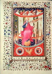 The Trinity, from the Boucicaut Hours, c.1410