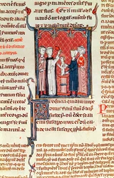 A Baptism Scene, from Decrets de Gratien