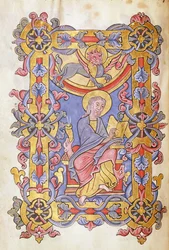 Ms 479 fol.53 St. Mark, from Les Évangiles de l