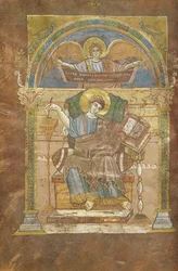St. Matthew, from the Gospel of St. Riquier, c.800