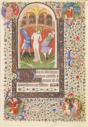 Flagellation, from a Book of Hours used by a woman from Poitiers
