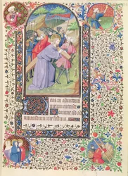 Stations of the Cross, from a Book of Hours used by a woman from Poitiers
