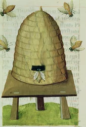 Beehive and Bees, from Grand Herbier