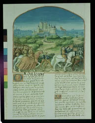 Page from The Story of Merlin by Robert de Boron, c.1482-89