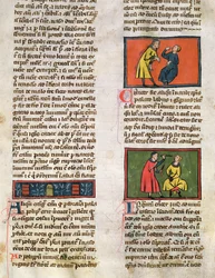 Doctors and Patients, from an edition of Book of Surgery by Rogier de Salerne