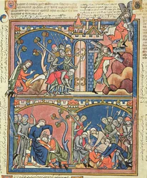 Samson and Delilah from the Morgan Picture Bible