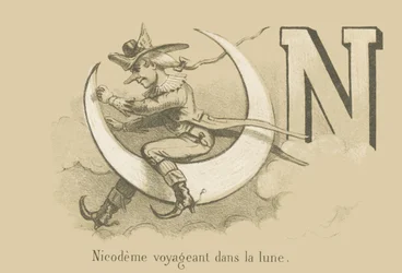 Nicodeme Traveling in the Moon