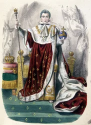 Napoleon 1st in coronation costume - in 