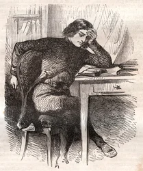 Napoleon at the age of puberty became gloomy, dark; reading was for him a kind of passion