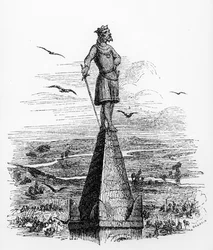 Nominoe, first duke of Brittany, illustration from La Bretagne Ancienne et Moderne by Pitre Chevalier, c.1840
