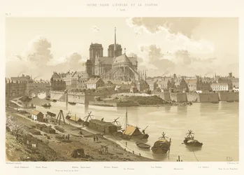 Notre-Dame, the Bishopric and the Cloister, 1595