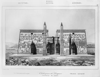 Obelisks of Luxor, 1869