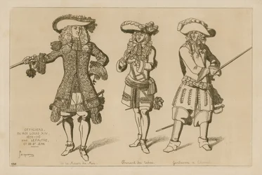 Officers of King Louis XIV