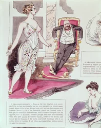 Orgiastic Negligee, illustration from La Vie Parisienne