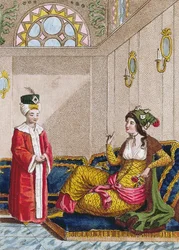 Ottoman Crown Prince with his Favourite Sultana