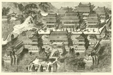 Summer Palace, Fang-hou-ching-king, or the Unrivaled Site (engraving)
