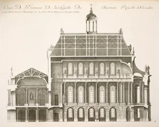 Palais du Louvre: the Royal Chapel, section