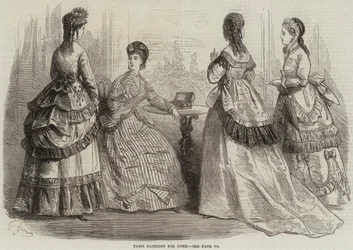 Paris Fashions for June (engraving)