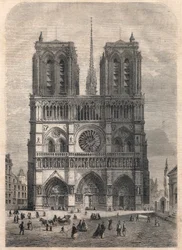 Plan of Notre Dame after Eugene Viollet le Duc