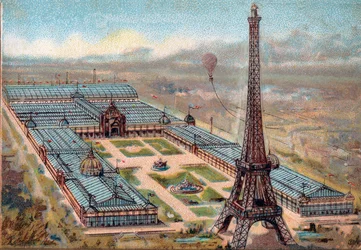 Paris. Universal Exhibition of 1889: Eiffel Tower