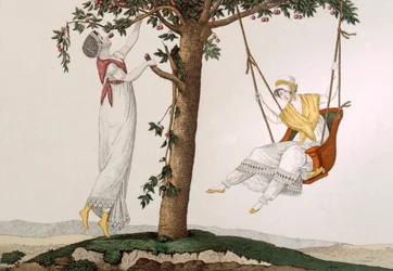 Parisian Ladies at Montmorency, plate 41 from Le Bon Genre