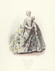 Parisian fashions, time of Louis XV