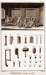 Patenotrier (manufacturer of the rosary) - work and tools - 