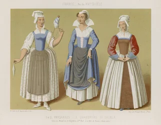 Peasant and the chambermaids of Saumur